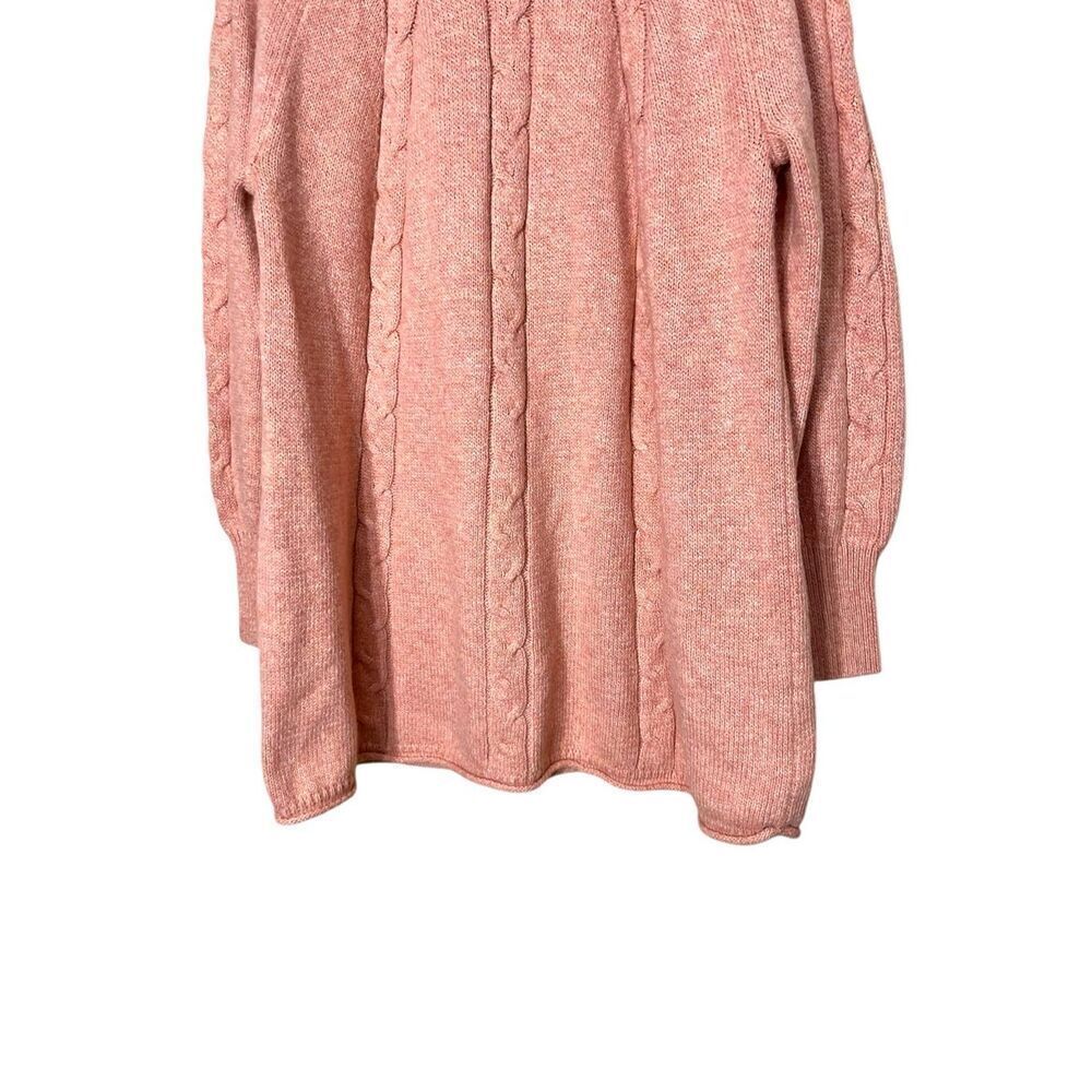 Soft Surroundings Pink Knit Sweater Dress Size 1X - Picture 3 of 8